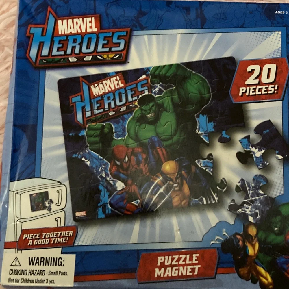 Four various children’s puzzles